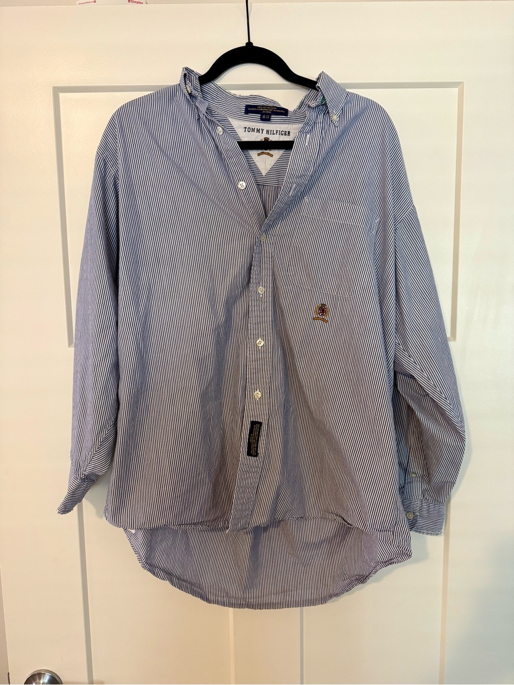 Vintage Tommy Hilfiger Striped Button-Down Shirt